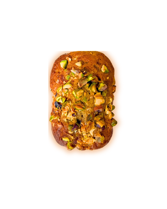 Pistacio and White Choc Banana Bread